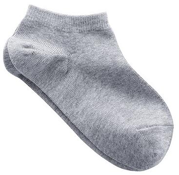 凡客男士船袜-精梳棉莱卡(4双装)浅灰色